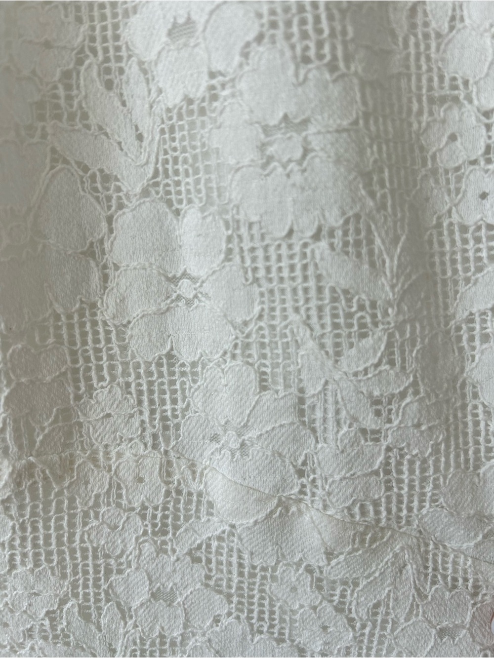 dRA Los Angeles White Floral Long Sleeve Lace Maxi Dress Size M - Picture 9 of 10
